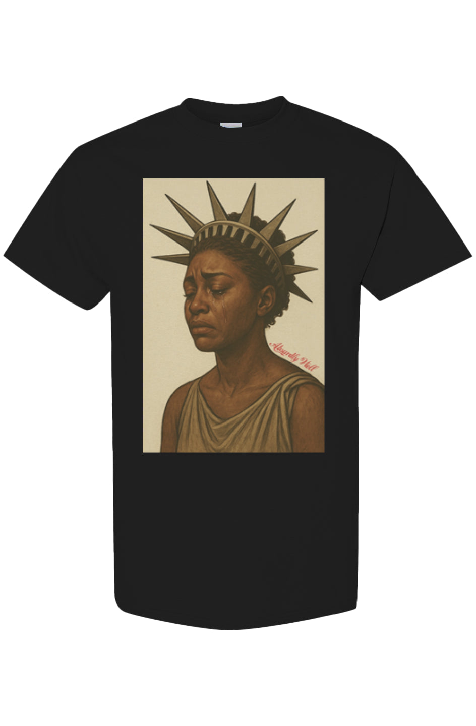 Black Lady Liberty Tee
