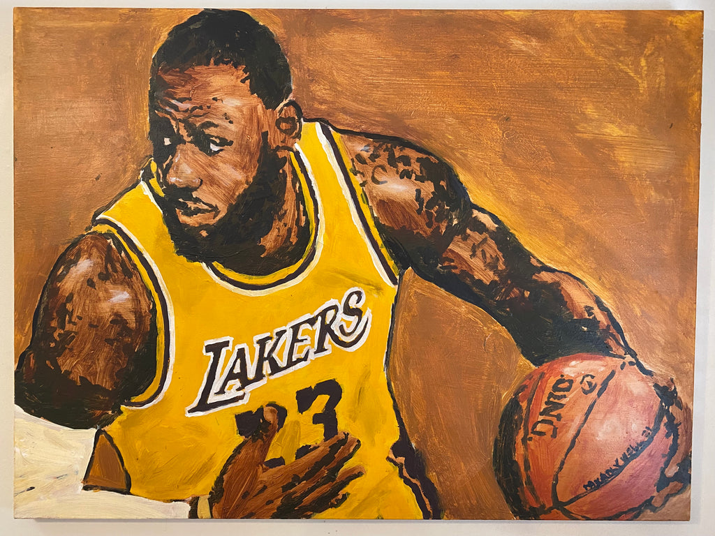 "King James - Drive"  - Original 36" x 48" (2021)