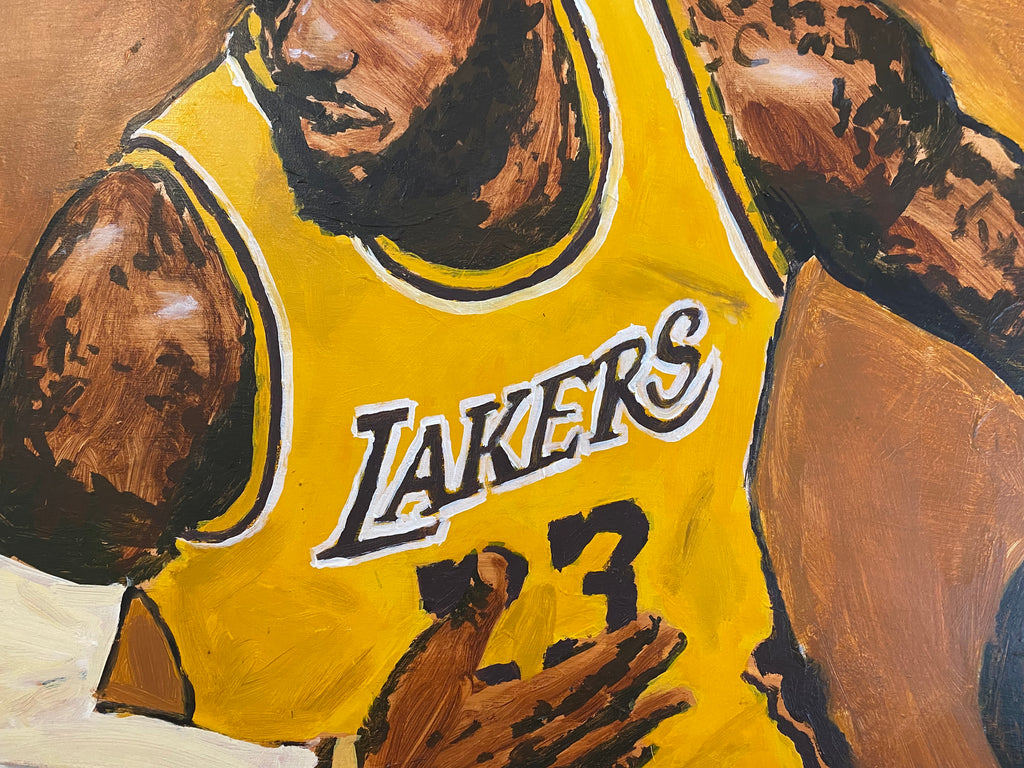 "King James - Drive"  - Original 36" x 48" (2021)